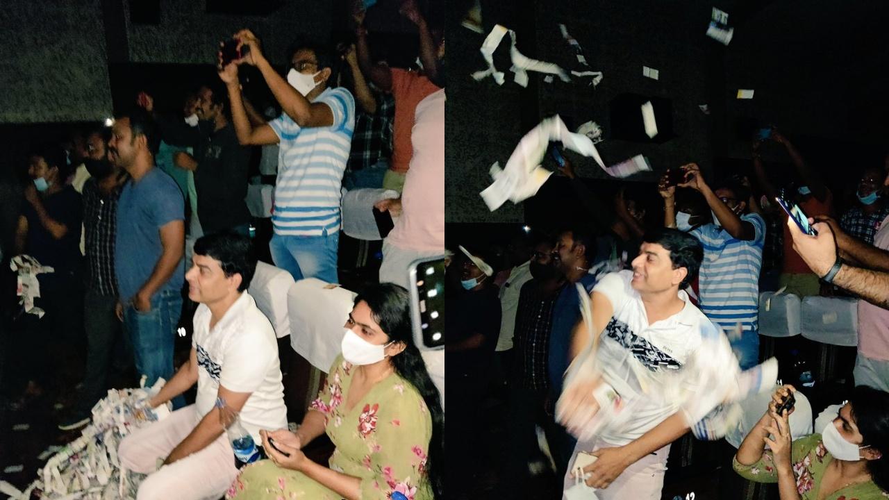 Dil Raju's Fanboy Act at Vakeel Saab Benefit Show