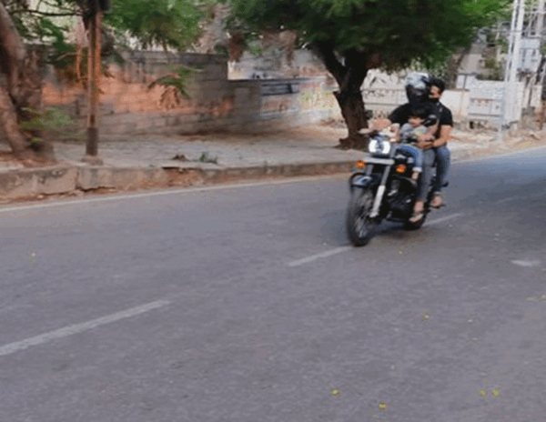Pic Talk: Jr NTR Enjoying A Fun Ride With Surprise Guest