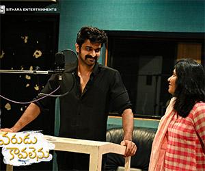 Varudu Kaavalenu Movie Dubbing Stills