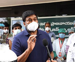 Chiranjeevi Started “Chiranjeevi Oxygen Banks” for COVID Patients