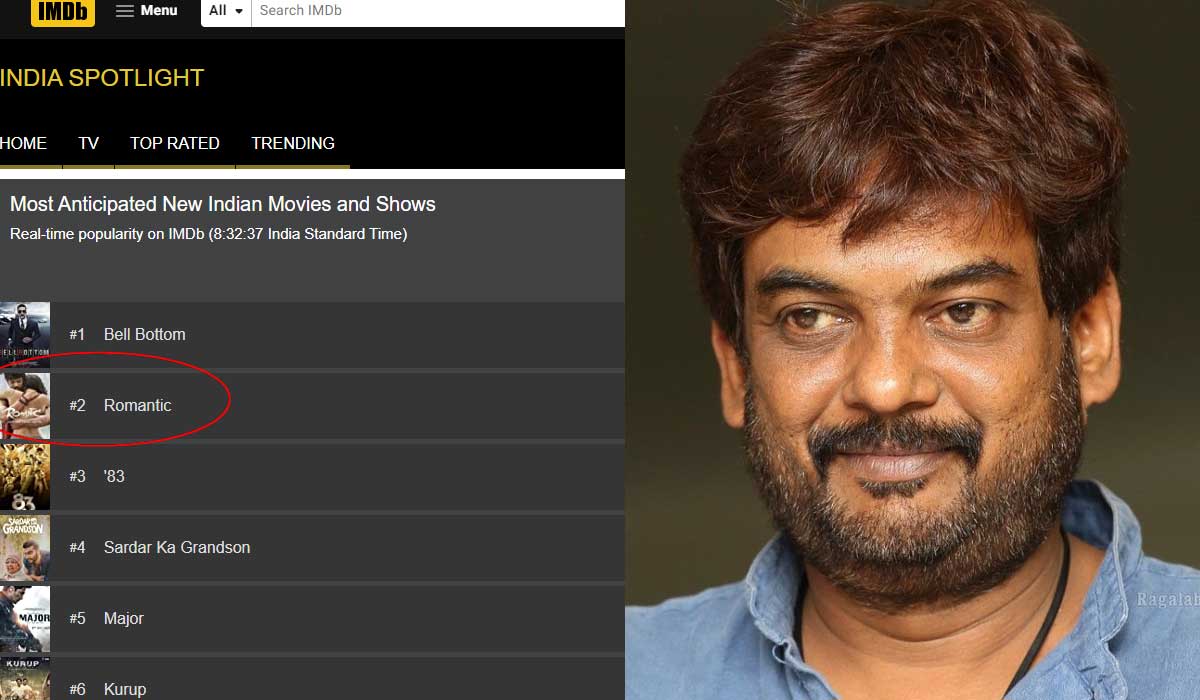Puri Jagannadh - Romantic Movie - IMDB Most Anticipated