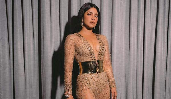 Pic Talk: Top Actress Wows In Nude Shimmery Gown