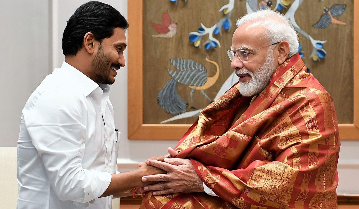 YS Jagan - Narendra Modi