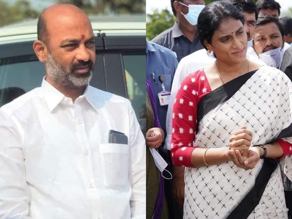 Bandi Sanjay - YS Sharmila - Padayathra