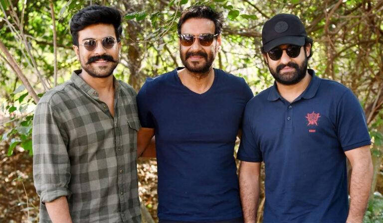 Ram Charan - Ajay Devgan -Jr NTR
