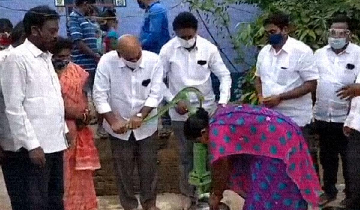 YSR Congress MLA Cuts Ribbon For A Massive Project