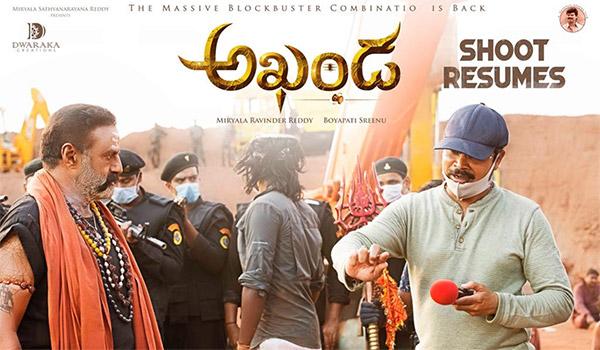 Akhanda Working Still Positive Omen For Fans
