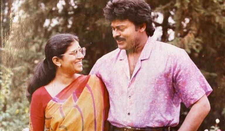 Chiranjeevi with wife Sureka
