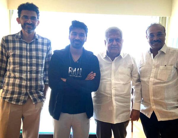 Dhanush Meets The Men Behind His Pan-India Film