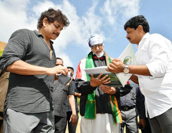 Nagarjuna Akkineni - Amitabh Bachchan Greenindia Challenge