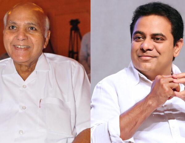 Surprise: Ramoji Rao's Letter To KTR!