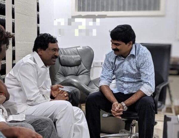 Pic Talk: Brother Anil Kumar With TRS MLA