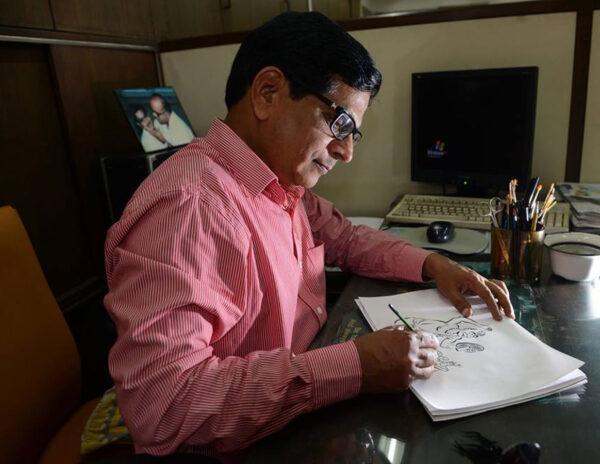 Cartoonist Sridhar