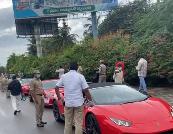 Watch: Luxury Cars Of Hyderabad In I-Day Celebrations