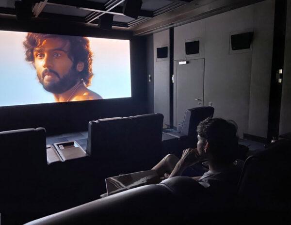 Pic Talk: The Luxurious Theater @ Home Of Mahesh Babu 