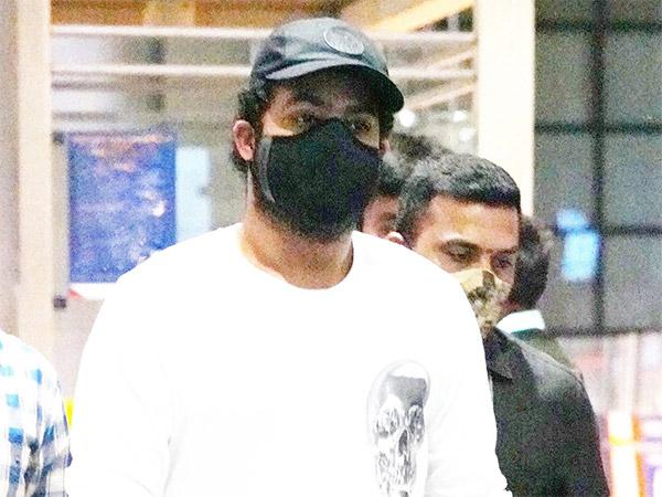 NTR at Hyderabad Airport After Shooting RRR at Ukraine