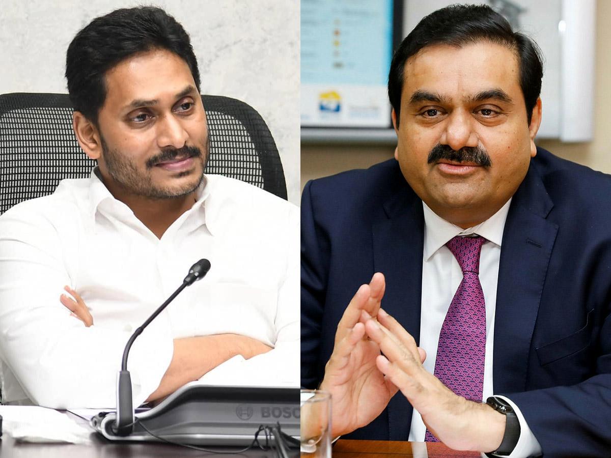 అదానీ సంస్థల అధినేతతో జగన్ భేటీ