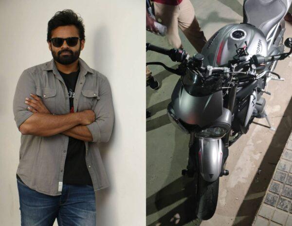 Sai Dharam Tej , Apollo Hospitals, Sai Dharam Tej Bike Accident , Sai Dharam Tej Accident Bike, Sai Dharam Tej Accident Bike Name, Triumph Trident 660, Sai Dharam Tej Accident