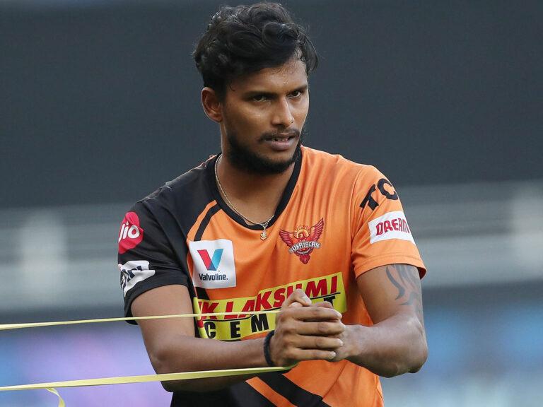 Sunrisers Hyderabad SRH player T Natarajan