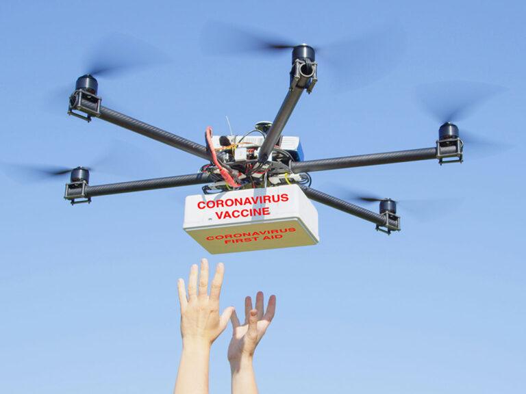 Telangana Govt To Test Drone Delivery Of COVID Vaccines!