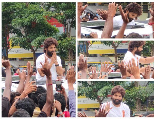 Viral Video - Allu Arjun Fans Go Berserk