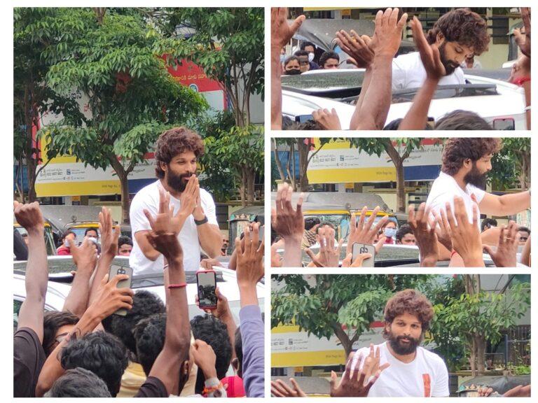 Viral Video - Allu Arjun Fans Go Berserk