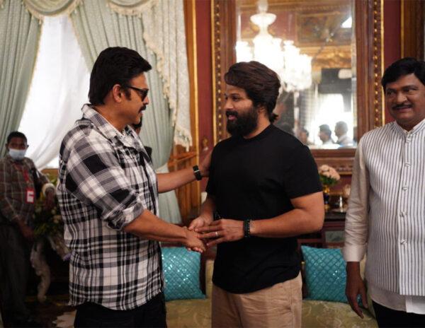 Allu Arjun Visits F3 Sets. What's Cooking?