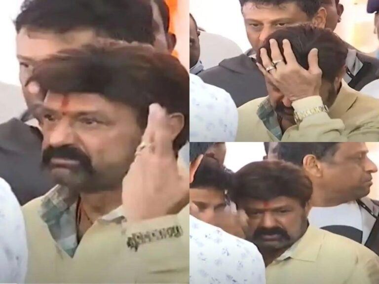 Pic Talk: Balakrishna Struggling To Control Tears
