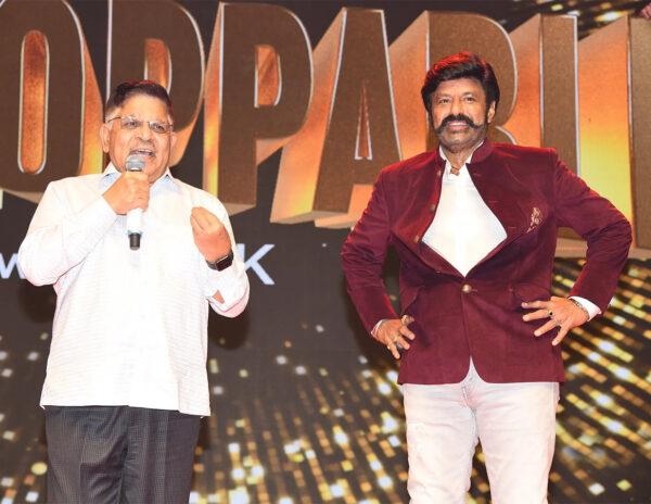 Balayya Calls Allu Aravind Pottodu
