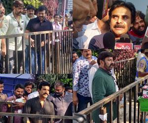 Chiranjeevi, Balakrishna, Pawan Kalyan at MAA Elections 2021