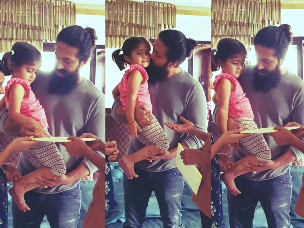 KGF 2 Star's Lovable Moment With His Cutiepie
