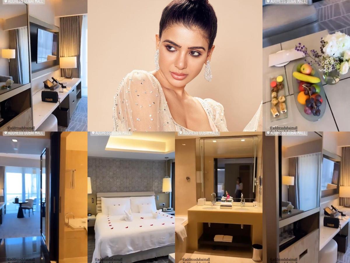 samantha Ruth Prabhu Dubai Hotel Room