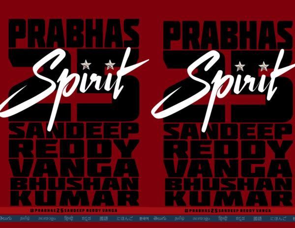 Spirit: The True 'Rebel' Moment Arrived For Prabhas