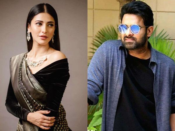 Shruti Haasan Skipped Shoot Due To Prabhas