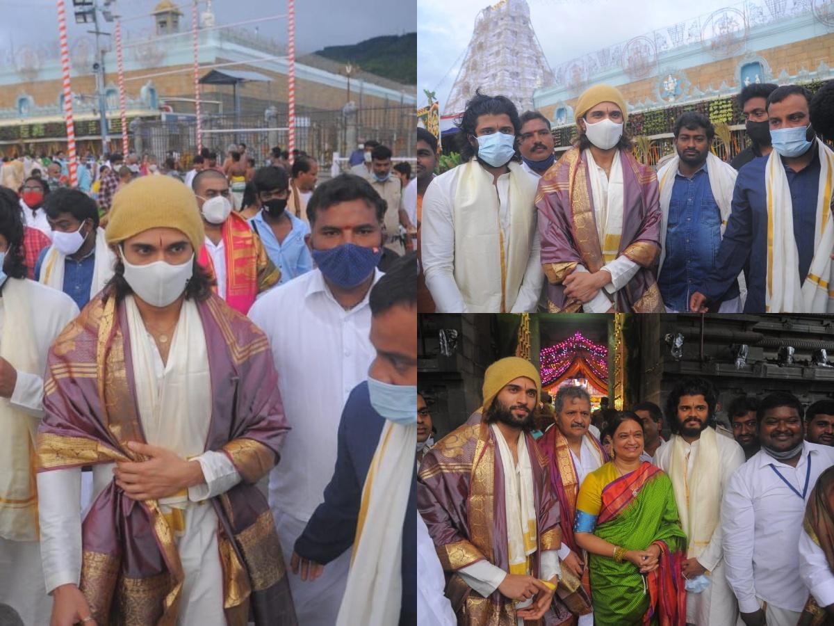 Pic Talk: Vijay Deverakonda Prays In Tirumala