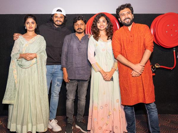 Team Pushpaka Vimanam interacts with family audience