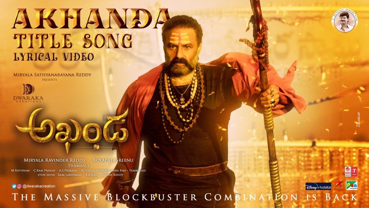 Akhanda Movie Title Song