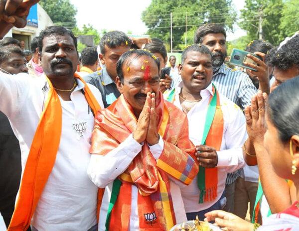 Eatela Rajender BJP Huzurabad Byelections