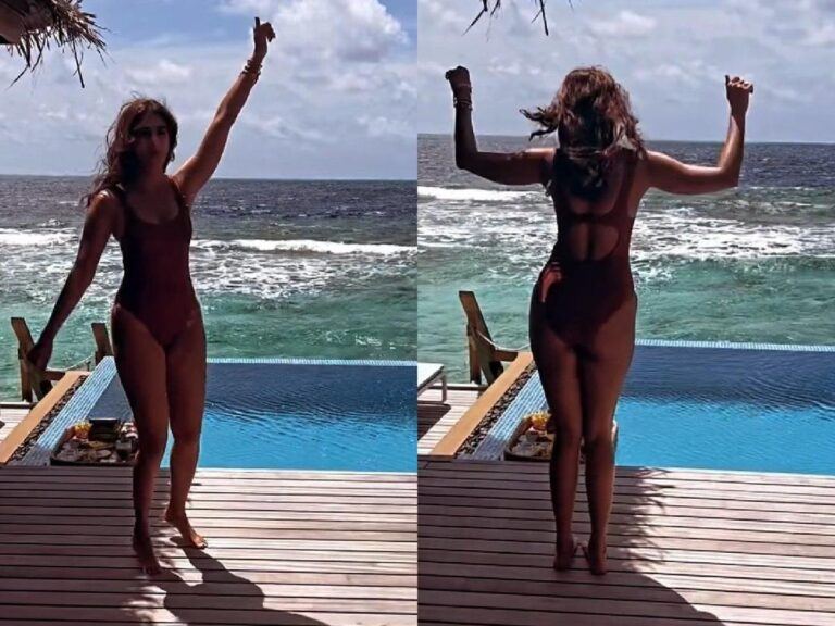 Pooja Hegde Vacation Maldives Bikini show