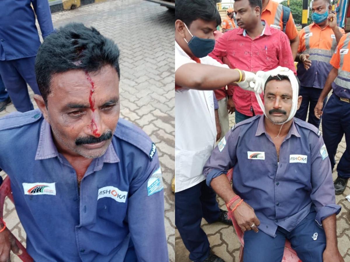 Viral Video: YSRCP ZPTC Beats Toll Supervisor