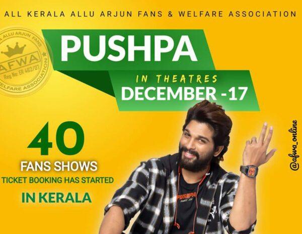 Fans Shows Craze In Kerala For Pushpa