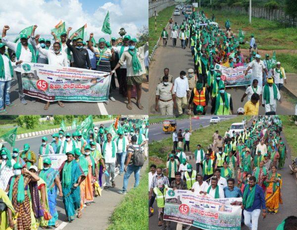Amaravati Farmers Padayatra