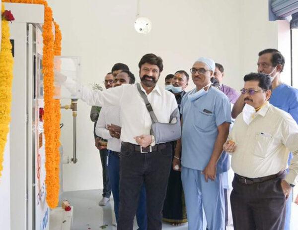 Balakrishna in Basavatarakam Cancer Hospital