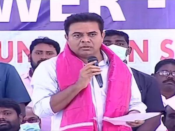 KTR Lays Stone For IT Hub In Nalgonda