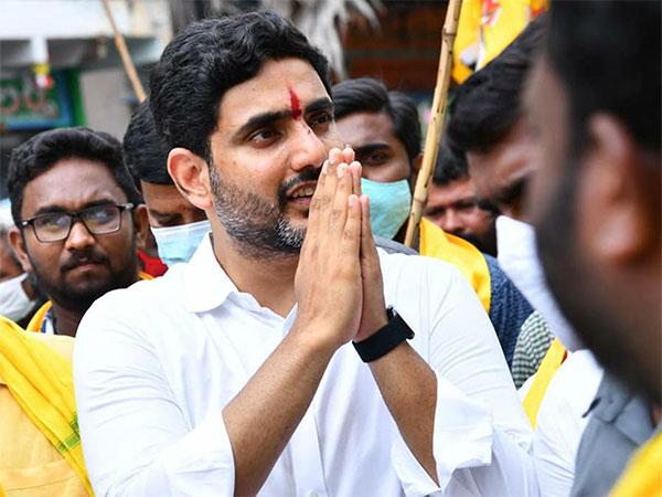 Nara Lokesh Spotted In Janasena Office
