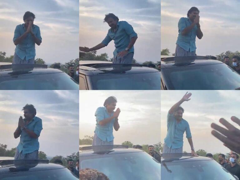 Pawan Kalyan Spotted At A Temple