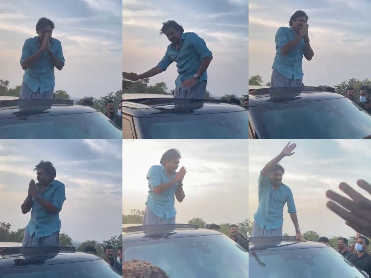 Pawan Kalyan Spotted At A Temple