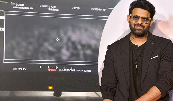 Prabhas On World's Biggest Camera