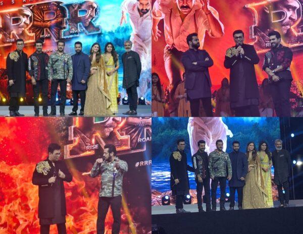RRR, Rajamouli, RRR Event Mumbai, Karan Johar, Jr NTR, Ram Charan, Salman Khan