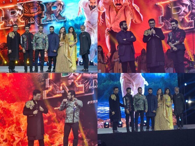 RRR, Rajamouli, RRR Event Mumbai, Karan Johar, Jr NTR, Ram Charan, Salman Khan